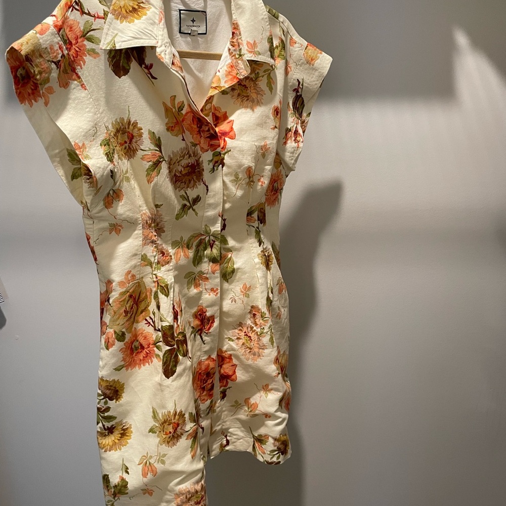 Tuckernuck Floral Print Chloe Minidress NWT